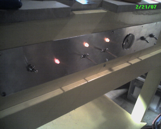 making the control panel - 7